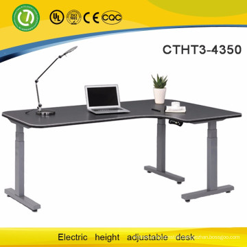 Ottawa space saving furniture L shape steel height adjustable desk